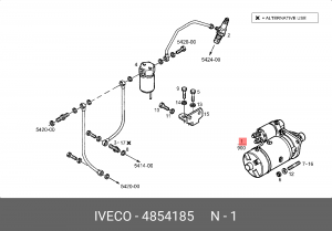Стартер 4854185 IVECO