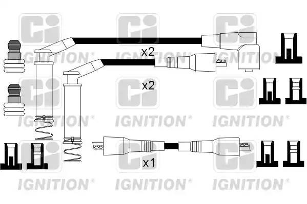 Ккомплект проводов зажигания XC540 QUINTON HAZELL