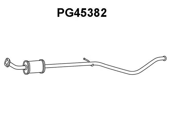 Предглушитель выхлопных газов PG45382 VENEPORTE