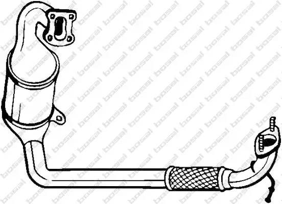 Катализатор 099722 BOSAL