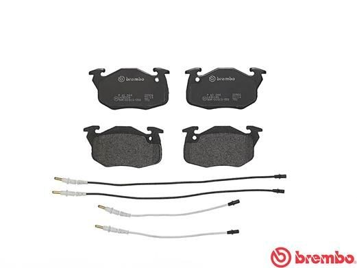 Комплект тормозных колодок, диско P61044 BREMBO