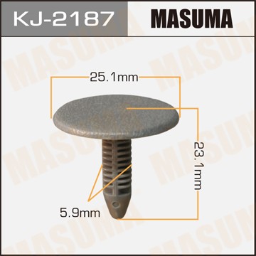 Клипса крепежная KJ2187 MASUMA