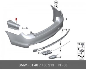 Теплоизоляция 51 48 7 185 213 BMW