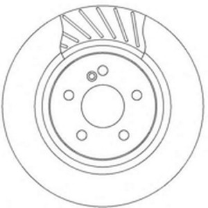 Тормозной диск 562329B BENDIX JURID