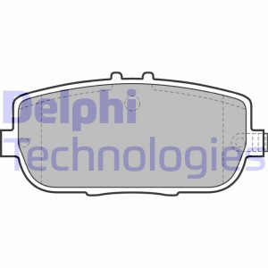 Комплект тормозных колодок, диско LP2027 DELPHI