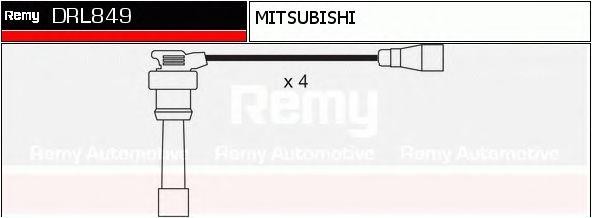 Ккомплект проводов зажигания DRL849 DELCO REMY