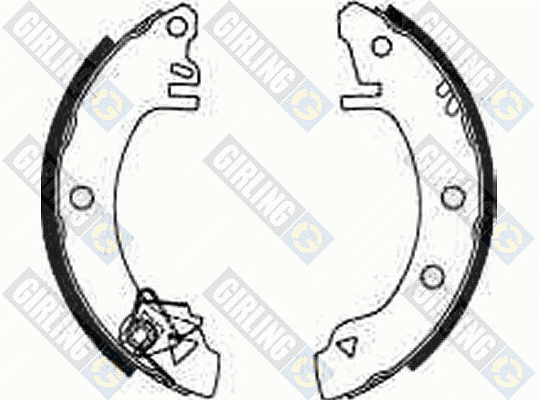 Комплект тормозных колодок 5183203 GIRLING