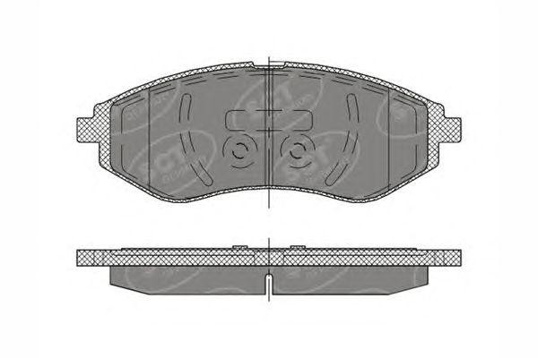 Комплект тормозных колодок, диско SP290 SCT