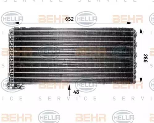 Конденсатор, кондиционер 8FC351300071 HELLA