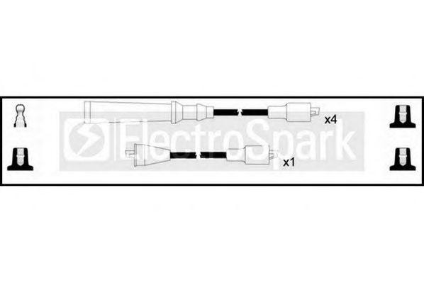 Ккомплект проводов зажигания OEK114 STANDARD