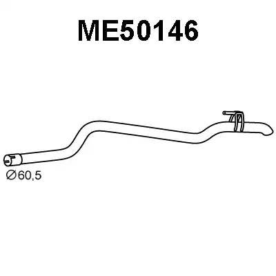Выпускной трубопровод ME50146 VENEPORTE