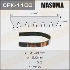 Ремень приводной 6PK-1100 MASUMA