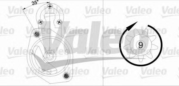 Стартер 436043 VALEO PHC