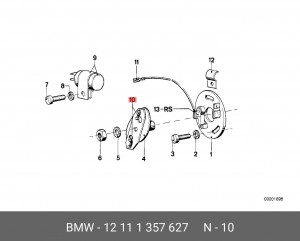 Пружина 12 11 1 357 627 BMW