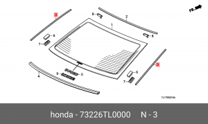 Деталь 73226TL0000 HONDA