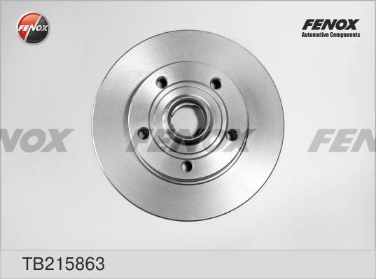 Диск тормозной TB215863 FENOX