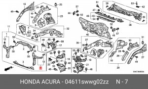 Деталь 04611SWWG02ZZ HONDA