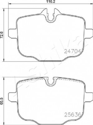 Тормозной диск 60-03-307 ASHIKA