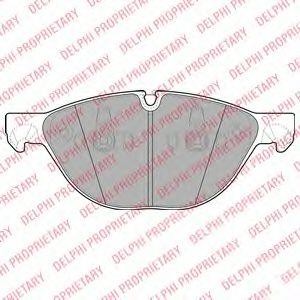 Колодки тормозные дисковые LP2091 DELPHI