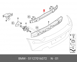 Деталь 51 12 7 016 072 BMW
