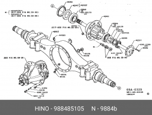 Деталь 988485105 HINO