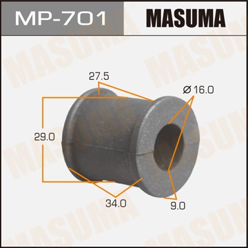 Втулка стабилизатора MP701 MASUMA