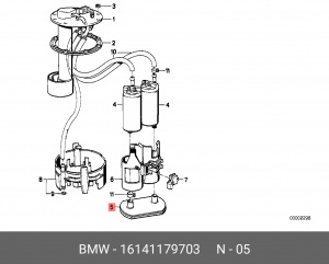 Ремкомплект, распределитель зажигания 16 14 1 179 703 BMW
