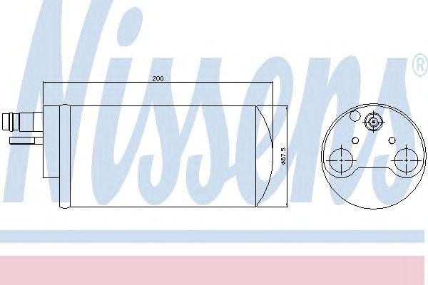 Осушитель, кондиционер 95341 NISSENS