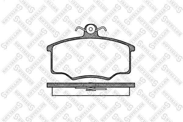 Колодки тормозные дисковые 057-020-SX STELLOX