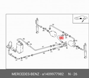 Деталь A 140 997 79 82 MERCEDES BENZ