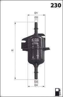 Топливный фильтр ELE6021 MECAFILTER