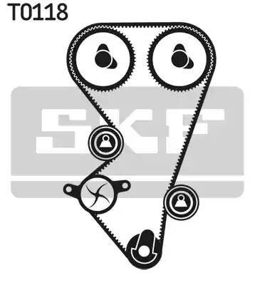 Комплект ремня ГРМ VKMA 03211 SKF