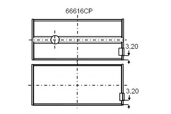 Подшипник 66616CP GLYCO