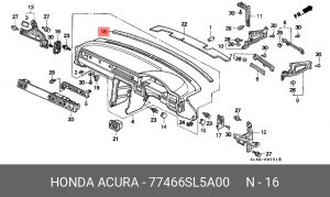 Деталь 77466SL5A00 HONDA