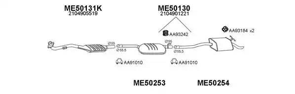 Система выпуска ОГ 500087 VENEPORTE