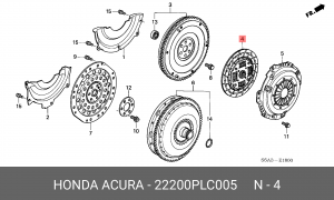 Диск сцепления 22200PLC005 HONDA
