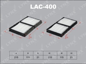 Фильтр салона LAC-400 LYNXAUTO