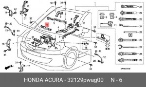 Деталь 32129PWAG00 HONDA