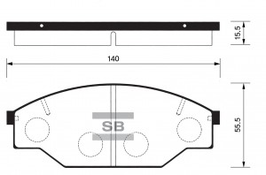 Колодки тормозные дисковые SP1121 SANGSIN