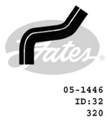 Шланг радиатора 051446 GATES
