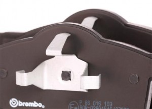 Комплект тормозных колодок, диско P86016 BREMBO