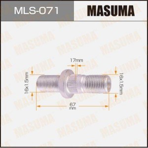 Шпилька ступицы колеса MLS-071 MASUMA