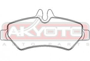 Колодки тормозные дисковые AKD-0697 AKYOTO