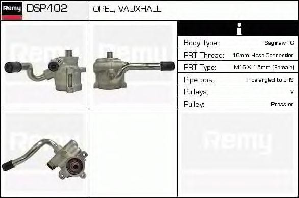 Гидравлический насос, рулевое управление DSP402 DELCO REMY