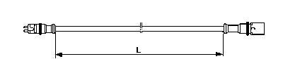 Соединительный провод ABS 4497120640 WABCO
