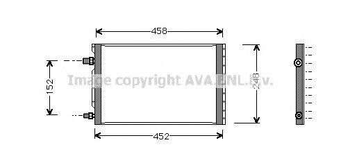 Конденсатор, кондиционер UV5005 AVA