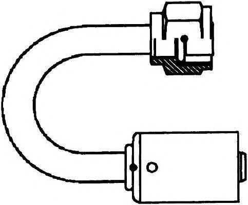 Монтажный комплект, кондиционер 8FF351048001 HELLA
