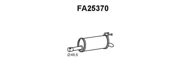 Глушитель выхлопных газов конечный FA25370 VENEPORTE