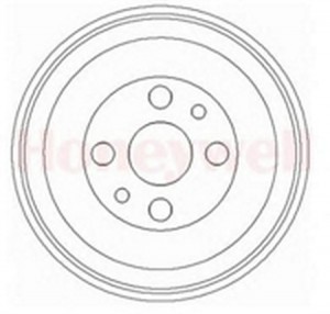 Тормозной барабан 329019B BENDIX JURID