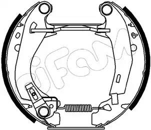Комплект тормозных колодок 151-006 CIFAM